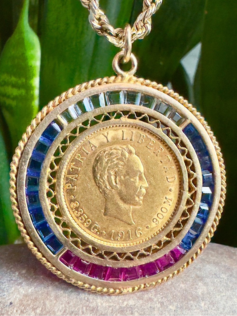 22k Gold Coin Necklace